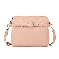 Sac bandoulière double VEDA - Rose Pale