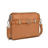Sac bandoulière double VEDA - Camel