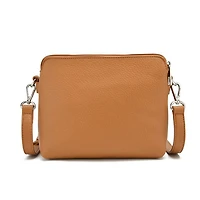 Sac bandoulière double VEDA - Camel