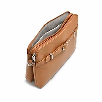 Sac bandoulière double ZOE - Camel