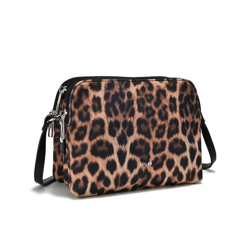 MICAH NYLON CROSSBODY - Leopard