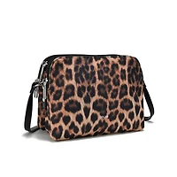MICAH NYLON CROSSBODY - Leopard