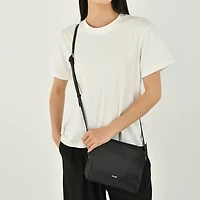MICAH NYLON CROSSBODY - Black