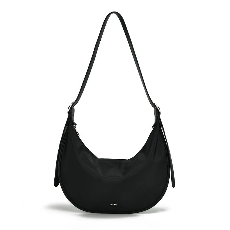 AMIE NYLON CROSSBODY - Black