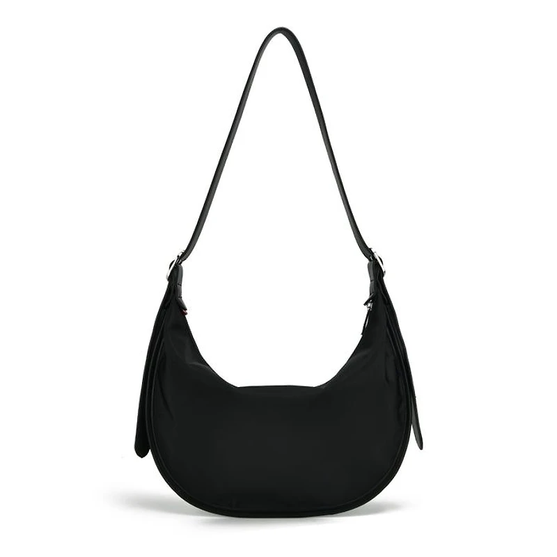 AMIE NYLON CROSSBODY - Black