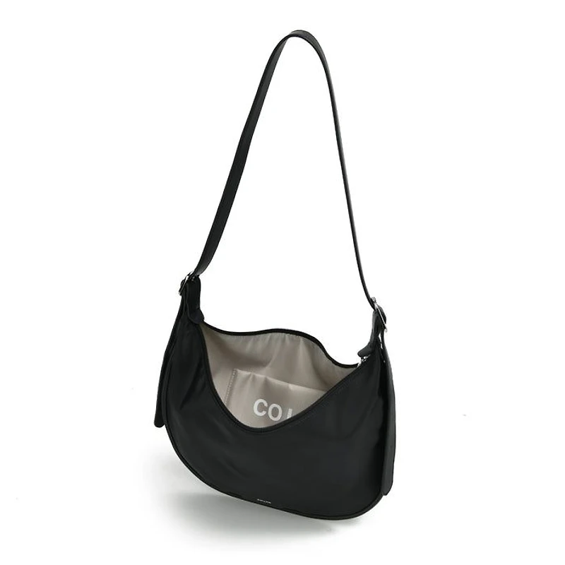 AMIE NYLON CROSSBODY - Black