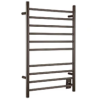 Ancona Novara Dual 10-Bar Hardwire and Plug-in Wall Mount Towel Warmer in Oil Rubbed Bronze