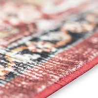Brio Washable Rug - Red