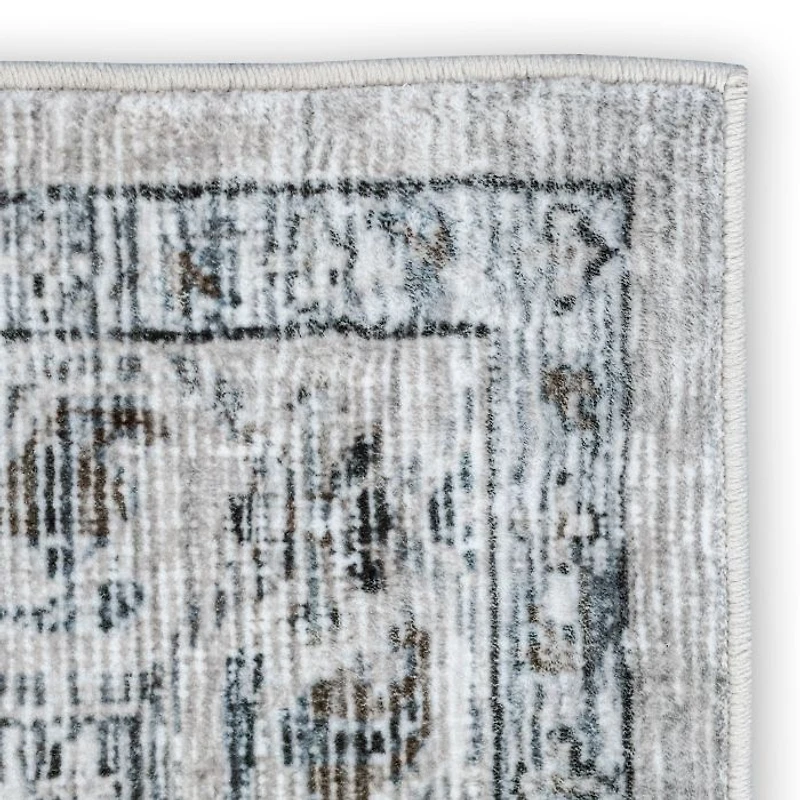 Brio Tapis lavable - Gris/Crème