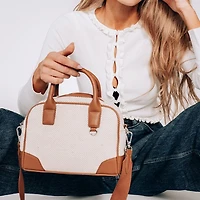 Le sac bandoulière RENEE en canvas