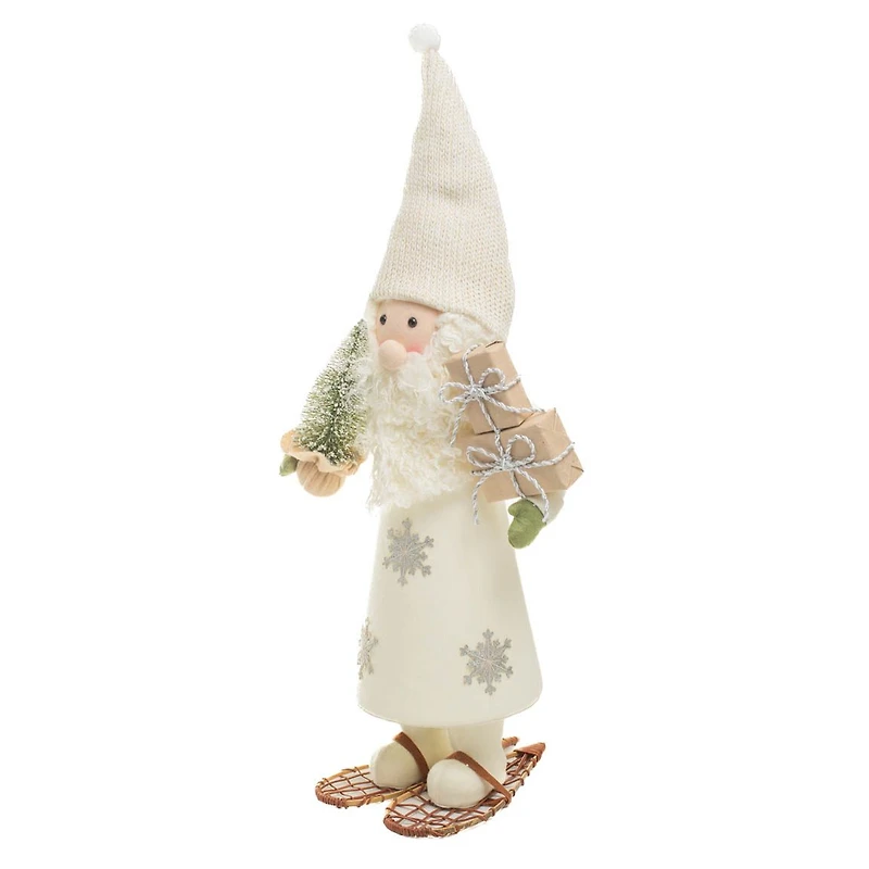 Cream Mellow Santa with Gifts