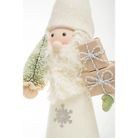 Cream Mellow Santa with Gifts