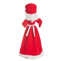 Red and White Classic Mrs. Claus Figurine
