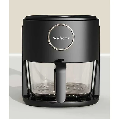 JS GOURMET Air Fryer with Glass Basket - 4L