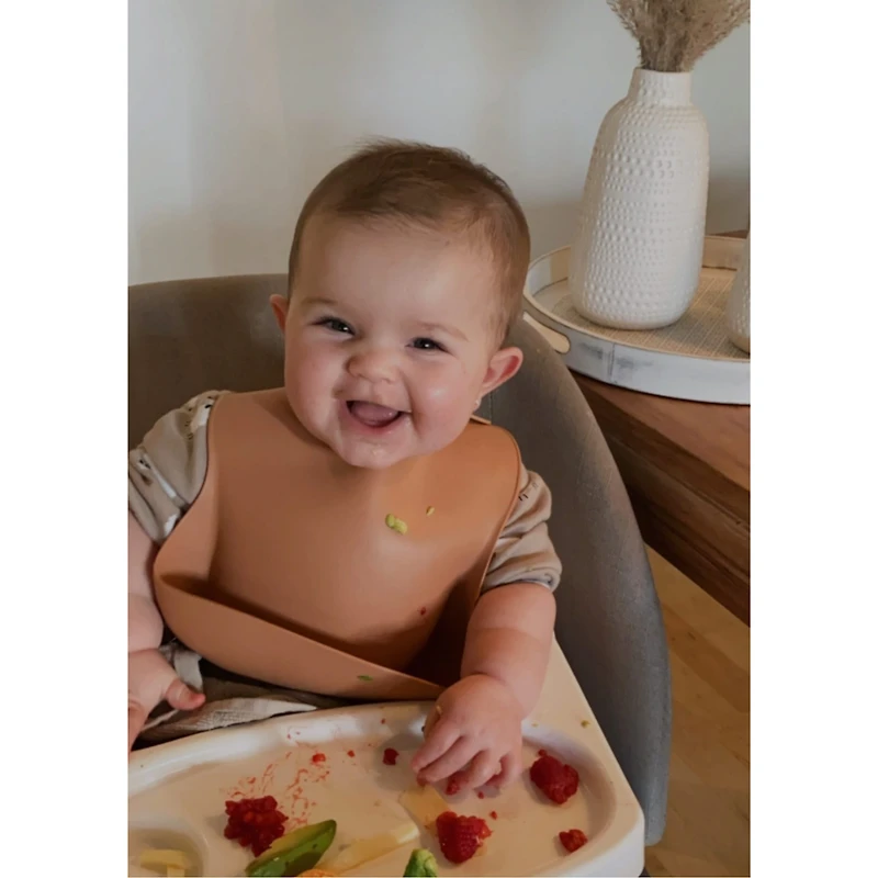 Bavoirs en silicone pour bébé - ensemble de 5