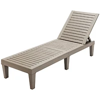 Outdoor Recliner Chair, 5-Position Adjustable Backrest
