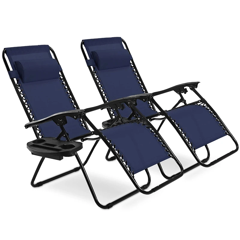 2-Piece Folding Lounge Chair, Zero Gravity
