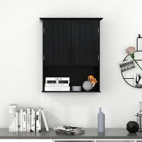 2-Door Wall Mount Bathroom Storage Cabinet