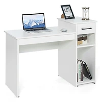 Computer Desk with Drawer and Shelf
