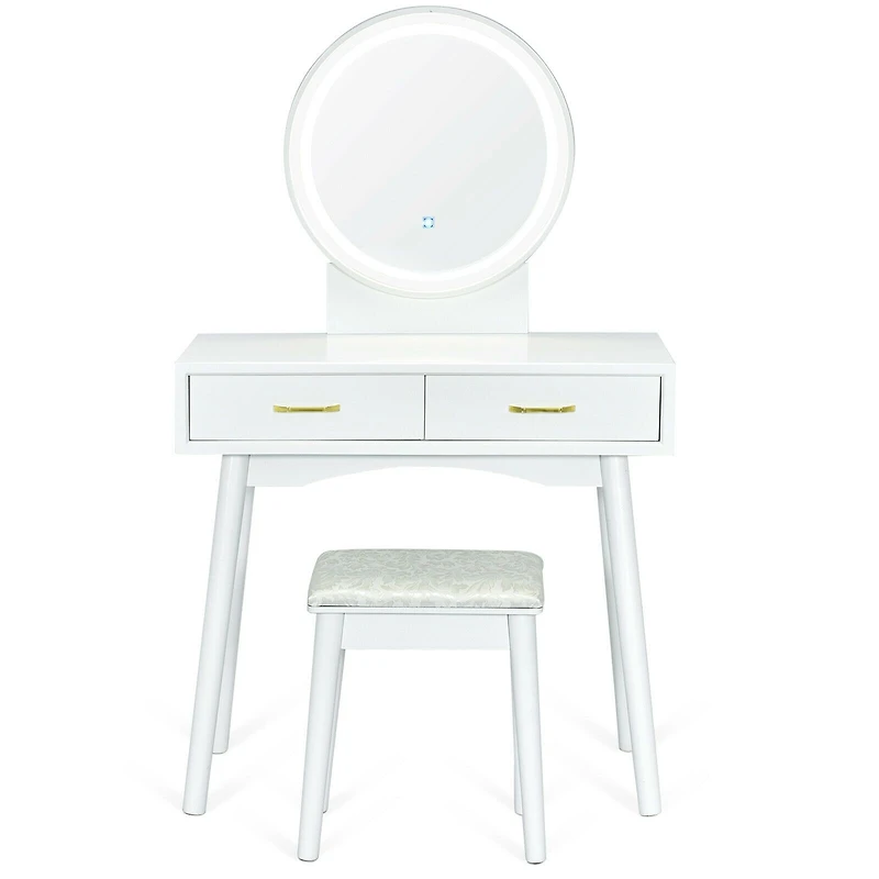 Vanity Dressing Table Set with 3 Lighting Modes