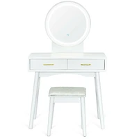 Vanity Dressing Table Set with 3 Lighting Modes