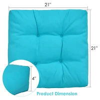 21" x Patio Chair Seat Cushion Pads, For Indoor and Outdoor
