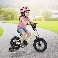 12" Kids Bike Sport Bicycle, Removable Training Wheels