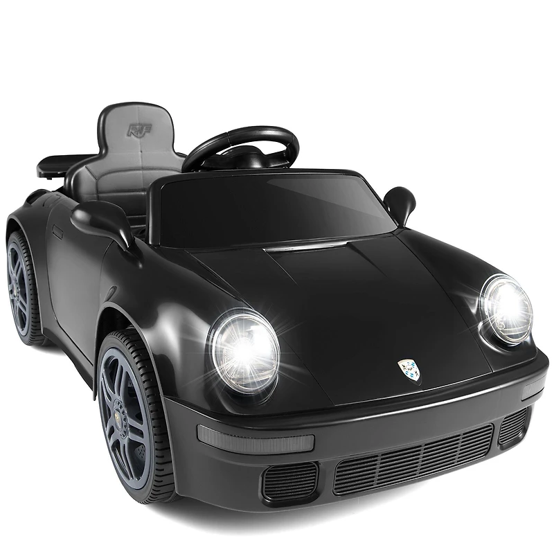 Voiture électrique pour enfants 12 V sous licence RUF?CTR, télécommande et musique - Noir