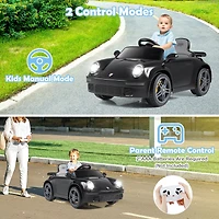 Voiture électrique pour enfants 12 V sous licence RUF?CTR, télécommande et musique - Noir