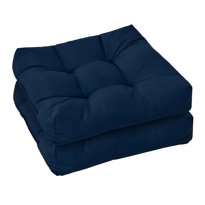 21" x Patio Chair Seat Cushion Pads, For Indoor and Outdoor