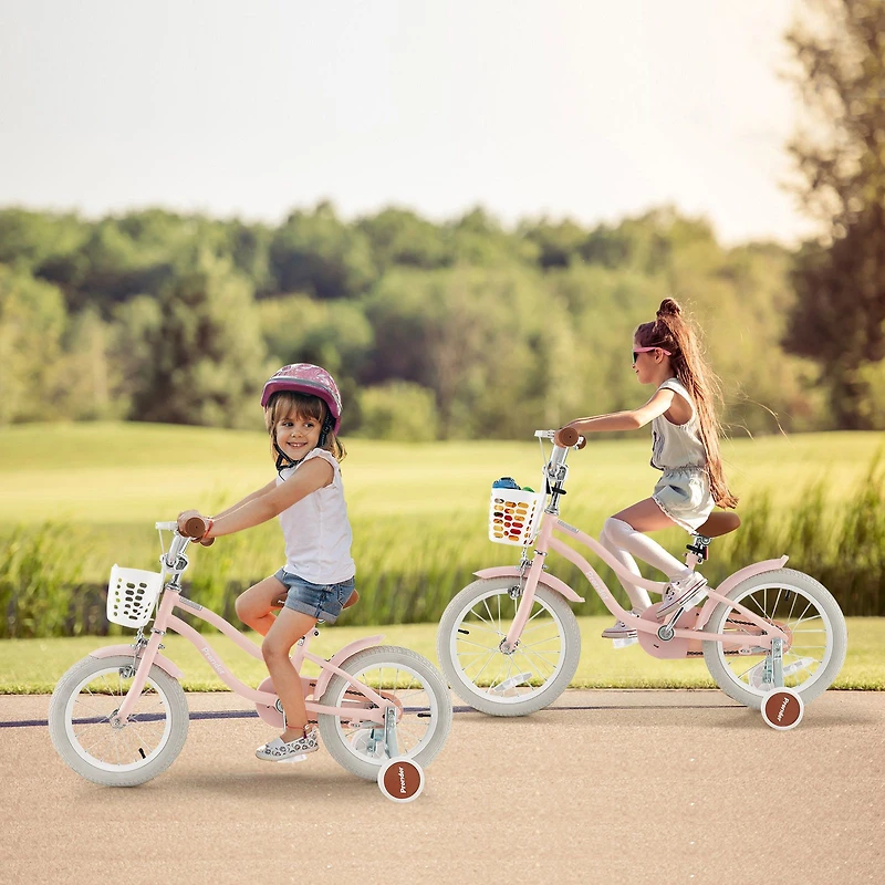 Kid's Bike with Removable Training Wheels - 14"