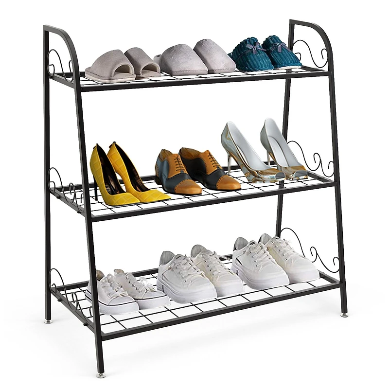 3-Tier Metal Plant Stand Shelf Display Rack, For Plants Shoes Flower Pot