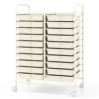 20 Drawers Rolling Storage Cart Studio Organizer