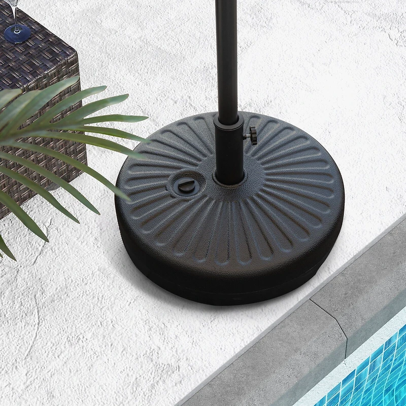 20" Fillable Heavy-Duty Round Umbrella Base Stand