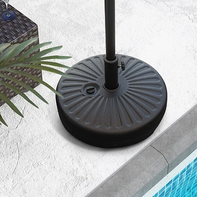 20" Fillable Heavy-Duty Round Umbrella Base Stand