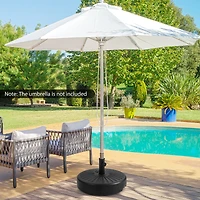 20" Fillable Heavy-Duty Round Umbrella Base Stand