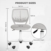 Grey Fabric Task Chair by Maison Classique