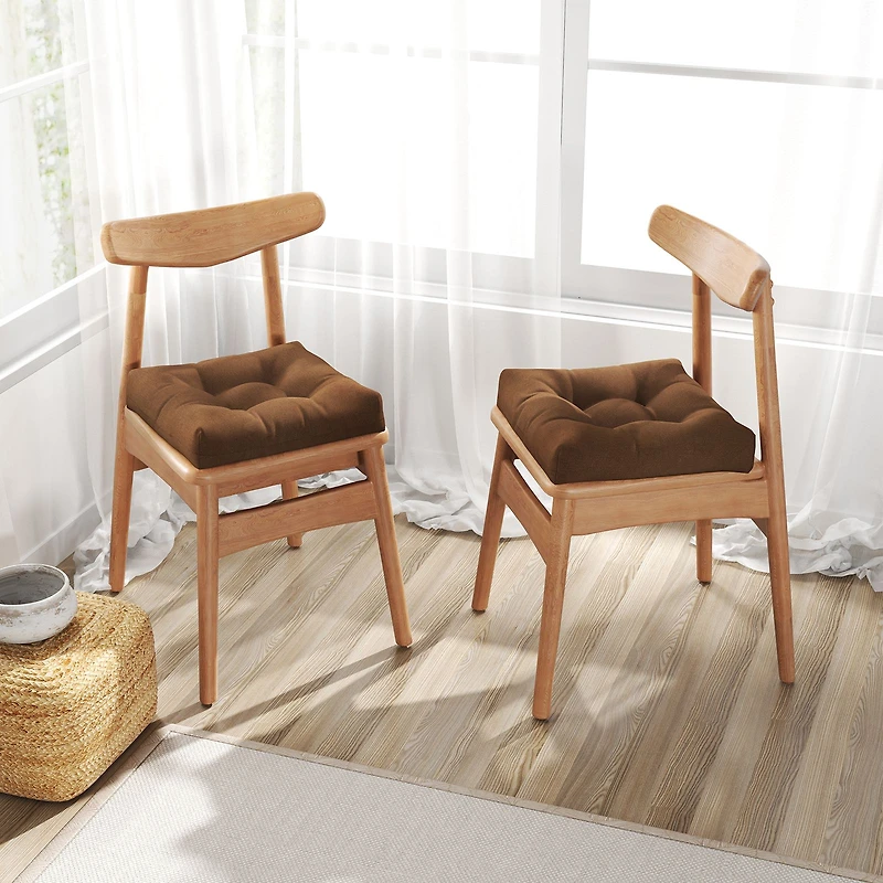 21" x Patio Chair Seat Cushion Pads, For Indoor and Outdoor