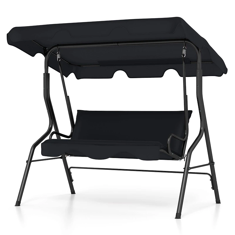 3 Seats Patio Canopy Swing