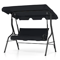 3 Seats Patio Canopy Swing