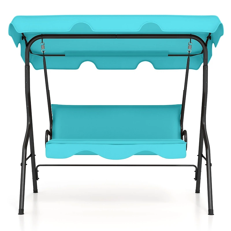 3 Seats Patio Canopy Swing