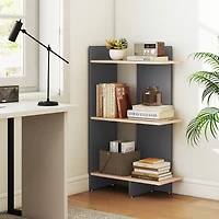 3 Tier Wooden Bookshelf, Anti-Tipping Kit