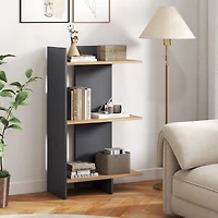 3 Tier Wooden Bookshelf, Anti-Tipping Kit