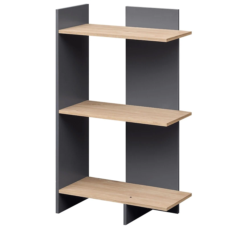 3 Tier Wooden Bookshelf, Anti-Tipping Kit