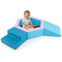 Jeu d'escalade et de rampage pour bébés en mousse 3 pièces