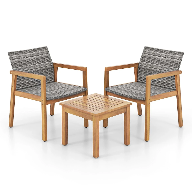 3-Piece Patio Furniture Set, Chair