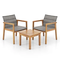 3-Piece Patio Furniture Set, Chair