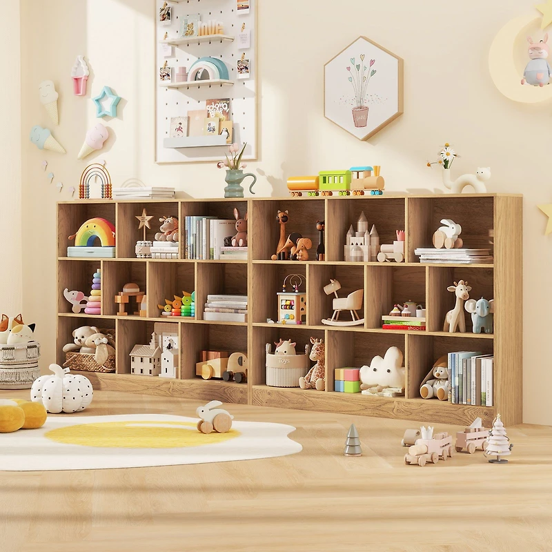 Meuble de rangement en bois 104 cm pour jouets