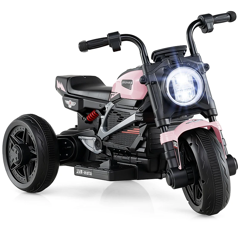 Moto électrique pour enfants 6 V, phare à LED et musique les tout-petits de 3 5 ans