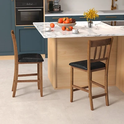 Chaises de comptoir hauteur 25,5 po – Ensemble de 2